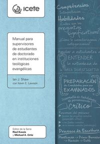 Produktbild: Manual para supervisores de estudiantes de doctorado en instituciones teol&oacute;gicas evang&eacute;licas