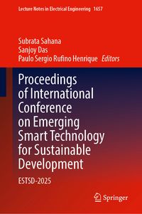 Produktbild: Proceedings of International Conference on Emerging Smart Technology for Sustainable Development