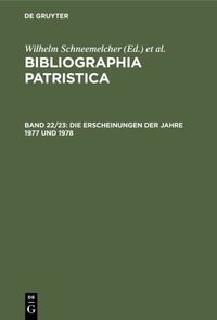 Produktbild: Die Erscheinungen der Jahre 1977 und 1978