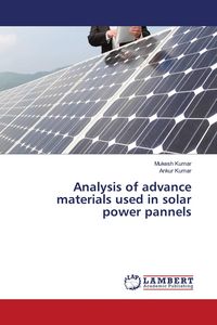 Produktbild: Analysis of advance materials used in solar power pannels