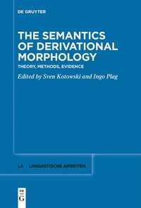 Produktbild: The Semantics of Derivational Morphology