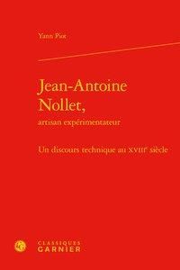 Produktbild: Jean Antoine Nollet, Artisan Experimentateur; un Discours Technique