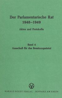 Produktbild: Ausschu&szlig; f&uuml;r das Besatzungsstatut