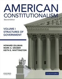 Produktbild: Gillman, H: American Constitutionalism Volume I Structures o