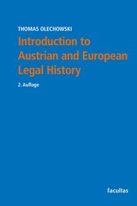 Produktbild: Introduction to Austrian and European Legal History