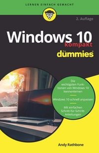 Produktbild: Windows 10 kompakt f&uuml;r Dummies