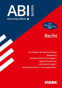 Bild vom Artikel STARK Abi - auf einen Blick! Wirtschaft/Recht Bayern: Recht vom Autor Tino Zirkenbach