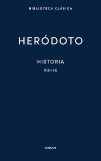 Produktbild: Historia. Libros VIII-IX