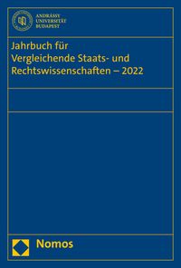 Produktbild: Jahrbuch f&uuml;r Vergleichende Staats- und Rechtswissenschaften &ndash; 2022