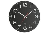 Produktbild: TFA Dostmann 60.3509 Funk Wanduhr 30mm x 40mm Schwarz
