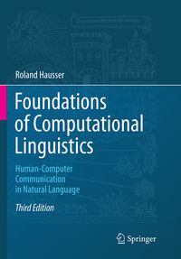 Produktbild: Foundations of Computational Linguistics