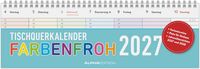Produktbild: Tischquerkalender Farbenfroh 2027