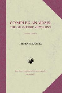 Bild vom Artikel Complex Analysis: The Geometric Viewpoint vom Autor Steven G. Krantz