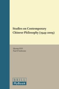 Produktbild: Studies on Contemporary Chinese Philosophy (1949-2009)