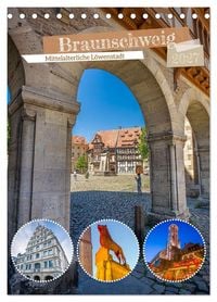 Produktbild: Braunschweig - Mittelalterliche L&ouml;wenstadt (Tischkalender 2027 DIN A5 hoch), CALVENDO Monatskalender