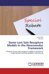 Produktbild: Some Lost Sale Recapture Models in the Newsvendor Framework