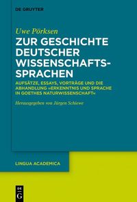 Produktbild: Zur Geschichte deutscher Wissenschaftssprachen