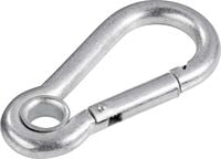 Bild vom Artikel TOOLCRAFT 486772 Karabinerhaken mit Kausche 60mm x 6mm 1St. vom Autor 