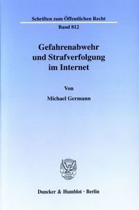 Produktbild: Gefahrenabwehr und Strafverfolgung im Internet.