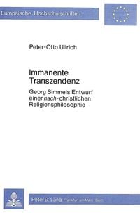 Produktbild: Immanente Transzendenz