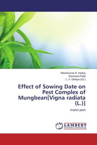 Produktbild: Effect of Sowing Date on Pest Complex of Mungbean[Vigna radiata (L.)]