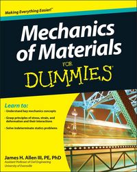 Produktbild: Mechanics of Materials For Dummies
