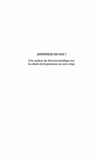 Produktbild: Disposer de soi