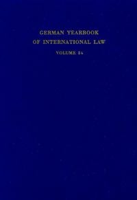Produktbild: German Yearbook of International Law - Jahrbuch f&uuml;r Internationales Recht.