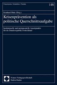 Produktbild: Krisenpr&auml;vention als politische Querschnittsaufgabe