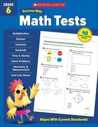 Produktbild: Scholastic Success with Math Tests Grade 6 Workbook