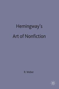 Produktbild: Hemingway&rsquo;s Art of Non-Fiction