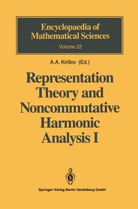 Produktbild: Representation Theory and Noncommutative Harmonic Analysis I