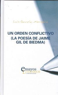 Produktbild: Un orden conflictivo : la poes&iacute;a de Jaime Gil de Biedma