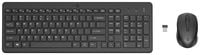 Produktbild: HP 330 Kabellos Tastatur, Maus-Set Deutsch, QWERTZ Schwarz