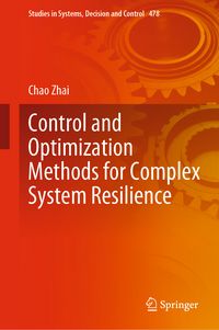 Produktbild: Control and Optimization Methods for Complex System Resilience