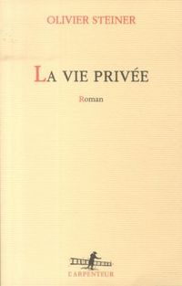 Produktbild: La vie priv&eacute;e