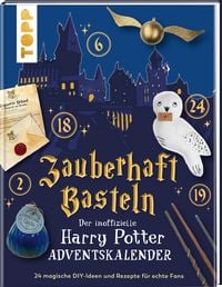 Produktbild: Zauberhaft basteln. Der inoffizielle Adventskalender f&uuml;r Potter-Fans. Adventskalenderbuch.