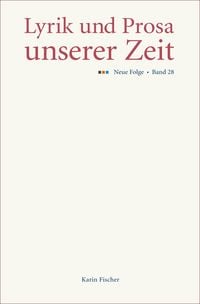 Produktbild: Lyrik und Prosa unserer Zeit