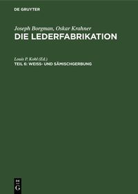 Produktbild: Weiss- und S&auml;mischgerbung