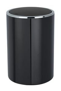 Produktbild: Schwingdeckeleimer Mod. Inca Black, hochwertiger Kunststoff, 5 Liter
