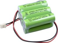 Produktbild: Mexcel NS1500AAHT Akkupack 6x Mignon (AA) hochtemperaturf&auml;hig, Stecker NiMH 7.2V 1500