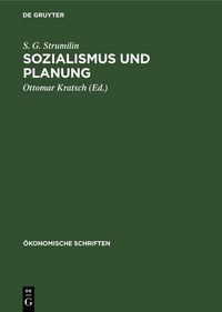 Produktbild: Sozialismus und Planung