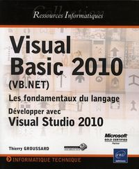 Produktbild: Visual Basic 2010 (VB Net), les fondamentaux du langage