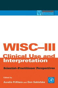 Produktbild: WISC-III Clinical Use and Interpretation