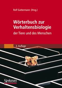 Produktbild: W&ouml;rterbuch zur Verhaltensbiologie der Tiere und des Menschen
