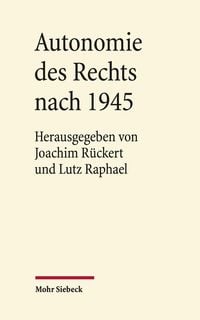 Produktbild: Autonomie des Rechts nach 1945
