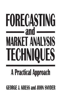 Produktbild: Forecasting and Market Analysis Techniques