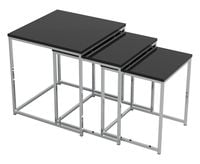 Produktbild: 3-tlg. Set Beistelltisch Couchtisch Sofatisch