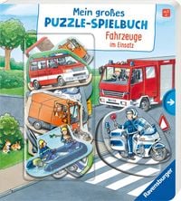 Mein großes Puzzle-Spielbuch - Fahrzeuge im Einsatz