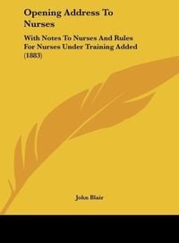 Produktbild: Opening Address To Nurses